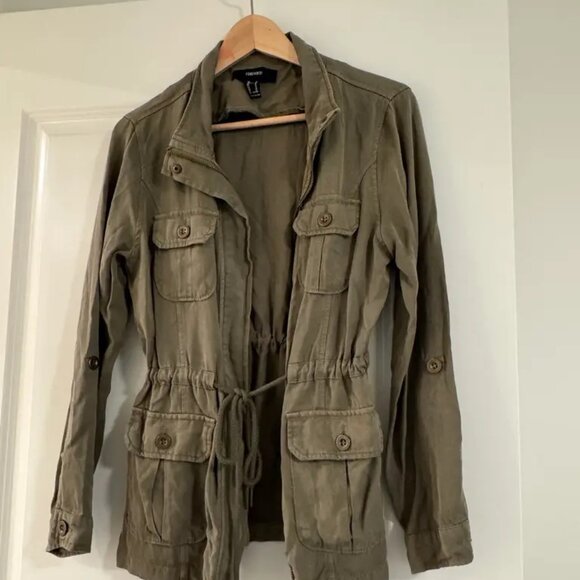 Jackets & Blazers - military green jacket